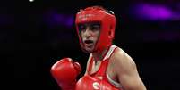 A pugilista argelina Imane Khelif  Foto: Isabel Infantes / Reuters