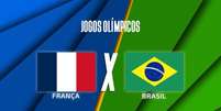 França e Brasil se enfrentam neste sábado - Foto: Arte/Jogada10 / Jogada10