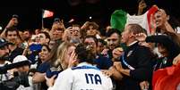 Beijo de judoca italiana na namorada brasileira repercutiu  Foto: REUTERS/Arlette Bashizi