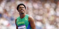 Paulo André terminou em último a sua bateria nas eliminatórias da prova dos 100 metros no atletismo  Foto: Reuters