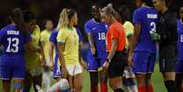 Brasil enfrentou a França pelas quartas de final do futebol feminino em Paris-2024  Foto: Stephane Mahe