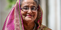 A primeira-ministra Sheikh Hasina de Bangladesh  Foto: Getty Images / BBC News Brasil
