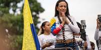 Líder opositora agradece ao governo brasileiro  Foto: Getty Images