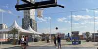 Apesar da cultura de rua forte, Brasil ainda não conseguiu chegar à Olimpíada com basquete 3x3  Foto: Riad Kaled el Turk