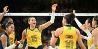 Brasil irá encarar os Estados Unidos na semifinal do vôlei feminino nas Olimpíadas  Foto: Natalia Kolesnikova / AFP / Lance!