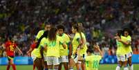 A Seleção Brasileira jogará pelo ouro olímpico no sábado, 10, contra os Estados Unidos  Foto: REUTERS/Luisa Gonzalez