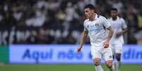 Pavon (Grêmio) durante jogo contra o Corinthians, no dia 31.07.2024 Foto: Associated Press / Alamy Stock Photo