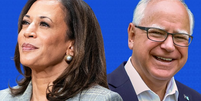 Kamala Harris anuncia Tim Walz como vice na disputa pela Casa Branca  Foto: Reprodução/Redes Sociais 