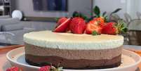 TORTA MOUSSE 3 CHOCOLATES  Foto: Bake and Cake Gourmet