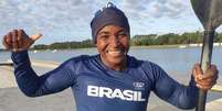 “Vim de família humilde, a gente não tinha nada”, lembra Neta Canoa, atleta olímpica da canoagem brasileira  Foto: Divulgação