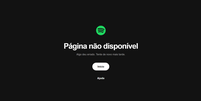 Versão web do Spotify apresentou instabilidade para usuários  Foto: Byte