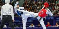 Maria Clara Pacheco no taekwondo dos Jogos Olímpicos de Paris-2024  Foto: Wander Roberto/COB / Olimpíada Todo Dia