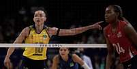 2024.08.08 - Jogos Olímpicos Paris 2024 - Vôlei feminino - Brasil enfrenta os EUA na semifinal olímpica. Gabi Guimarães na foto  Foto: Alexandre Loureiro/COB.