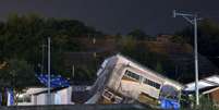 Uma casa desabada é vista após um terremoto na cidade de Osaki, província de Kagoshima, sudoeste do Japão, em 8 de agosto de 2024, nesta foto tirada pela Kyodo.  Foto: Kyodo/via REUTERS