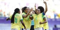 Marta em ação pela Seleção Brasileira –  Foto: Rafael Ribeiro/CBF / Jogada10