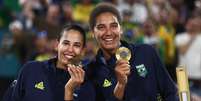 Ana Patrícia e Duda levam o ouro no vôlei de praia dos Jogos de Paris  Foto:  Luiza Moraes/COB