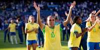 Marta na final do torneio de futebol feminino dos Jogos de Paris  Foto: Marcio Machado/Eurasia Sport Images/Getty Images