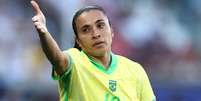 Marta cobra por reconhecimento ao futebol feminino e detona 'aproveitadores'  Foto: Carl Recine/Getty Images