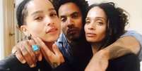 Zöe Kravitz e os pais, Lenny e Lisa Bonet  Foto: Reprodução Instagram / @zoekravitz / Estadão