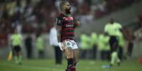 Gabigol, jogador do Flamengo, durante partida contra o Bolívar no Maracanã pela Copa Libertadores 2024.  Foto: Jorge Rodrigues/AGIF / Lance!