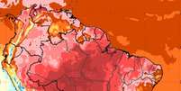 Massa de ar quente e seco deve aumentar temperaturas no país a partir deste fim de semana  Foto: Reprodução/Inmet