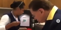 Silvio Santos anotou receita de cappuccino no salão do Jassa  Foto: Reprodução/Instagram