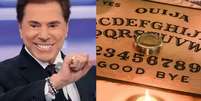 Silvio Santos, apresentador | Tabuleiro Ouija  Foto: Divulgação SBT | Reprodução Amazon