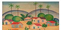 'Paisagem 1925': perícia confirma que obra é de Tarsila do Amaral  Foto: Divulgação / Felipe Berndt / Estadão