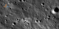 A missão lunar da Índia encontrou restos de um oceano de magma no pólo sul  Foto: ISRO / BBC News Brasil