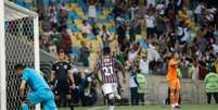 Arias celebra gol da classificação do Fluminense para as quartas da Libertadores –  Foto: Marina Garcia/Fluminense / Jogada10