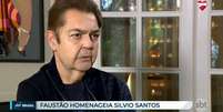 Faustão fala sobre relação com Silvio Santos  Foto: Reprodução/Youtube/SBT