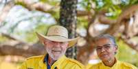 O presidente Lula e a ministra Marina Silva se reuniram neste domingo por conta dos casos de queimadas em todo o País  Foto: Ricardo Stuckert / Presidencia da Republica / Estadão