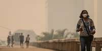 Brasília (DF), 25/08/2024 - METROPOLE FUMACA INCENDIOS Brasília amanhece encoberta por fumaça causada por incêndios florestais dos últimos dias. Foto: Marcelo Camargo/Agência Brasil Byline: FOTO Marcelo Camargo/Agencia Brasil  Foto: Marcelo Camargo/Agencia Brasil / Estadão