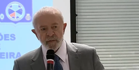 O presidente Lula discursou nesta terça-feira, 27, no Centro de Operações Espaciais Principal da Telebras  Foto: 