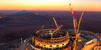 O maior telescópio óptico do mundo está sendo construído no deserto do Atacama, no Chile  Foto: ESO / BBC News Brasil