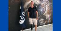 McFall é o primeiro astronauta em treinamento da ESA com uma deficiência  Foto: Michael Evers/picture alliance via Getty Images / Perfil Brasil