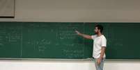 Reinaldo Resende em sala de aula  Foto: Divulgação/Arquivo pessoal