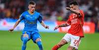 Um dos seis gols marcados de Dominguez pelo Gil Vicente foi contra o Benfica, pelo Campeonato Português Foto: Patricia de Melo Moreira/AFP/Getty Images / Esporte News Mundo