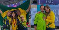 Giovanna Boscolo com a família e o namorado  Foto: Reprodução/Instagram / Márcia Piovesan