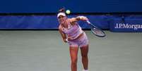 Bia Haddad Maia em ação no US Open Foto: Reuters/Mike Frey