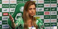 Foto: Cesar Greco/Palmeiras - Legenda: Leila Pereira revelou que o Palmeiras cumprirá o acordo com a / Jogada10