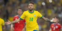 Neymar na Seleção Brasileira  Foto: Miguel SCHINCARIOL / AFP / Lance!