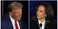 Trump e Harris realizaram na noite de terça-feira o primeiro — e talvez único — debate entre ambos  Foto: Getty Images / BBC News Brasil