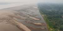 Seca no Rio Madeira, Humaitá, Amazonas. 7 de setembro de 2024  Foto: REUTERS/Bruno Kelly