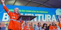 Lula fez críticas ao salário do CEO da Vale em evento de inauguração do Complexo de Energias Boaventura, em Itaboraí (RJ).  Foto: Ricardo Stuckert / PR