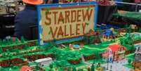 Stardew Valley feito de peças de LEGO roubou a cena na BrickCon Foto: Reprodução / @beyondthebrick