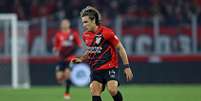 Agustin Canobbio (Athletico Paranaense) durante jogo contra o Belgrano, no dia 15.08.2024 Foto: DiaEsportivo / Alamy Stock Photo