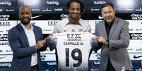 Novo reforço do Corinthians, André Carrillo, foi apresentado oficialmente na Neo Química Arena   Foto: Rodrigo Coca/Corinthians / Esporte News Mundo