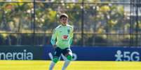 Enrico, jogador do time Sub-16 do Red Bull Bragantino, na Seleção Brasileira. Foto: Fabio Souza/CBF / Esporte News Mundo