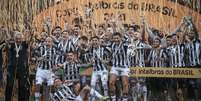 Festa do bicampeonato da Copa do Brasil. Foto: Pedro Souza/Atlético-MG / Esporte News Mundo